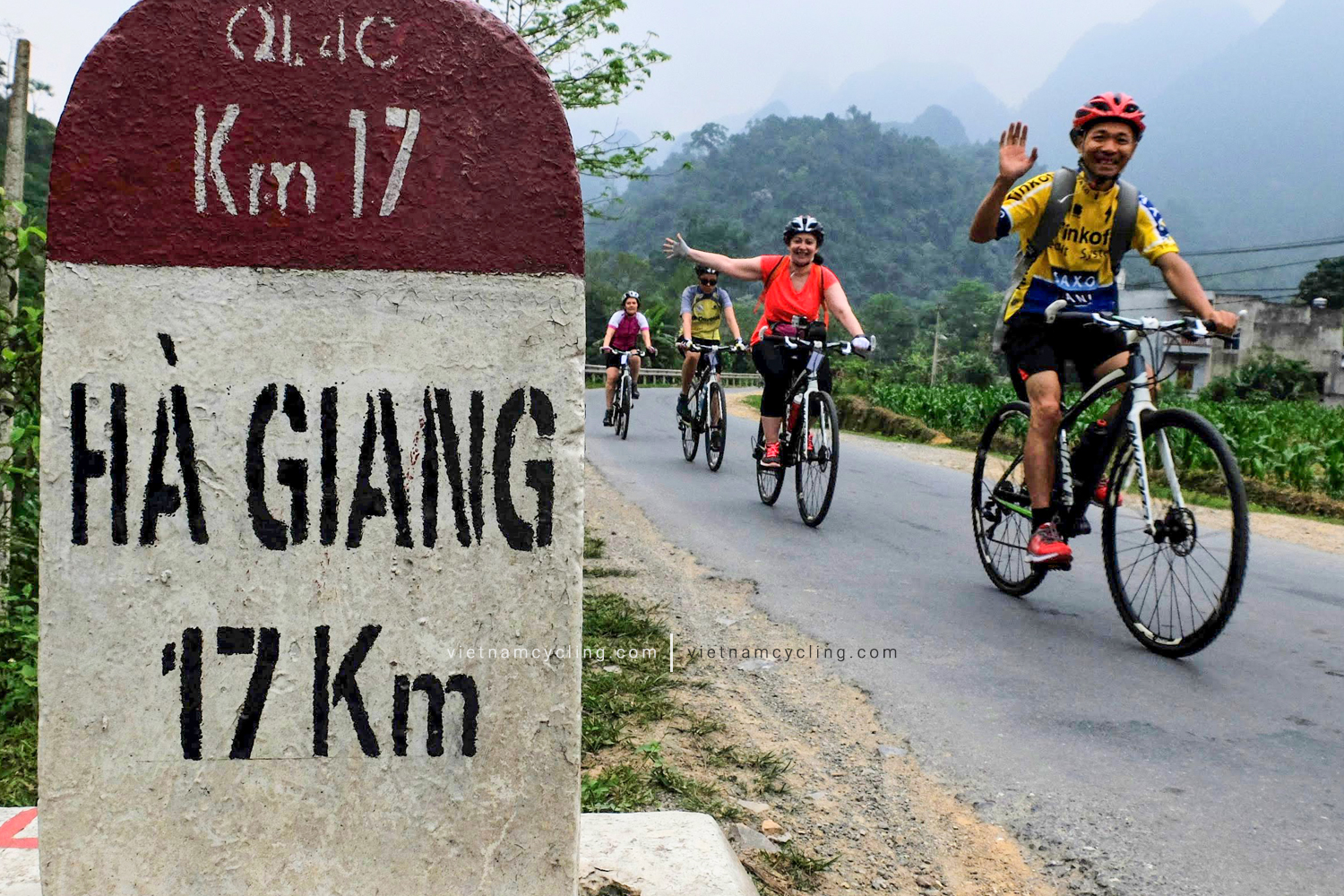 cycling ha giang vietnam